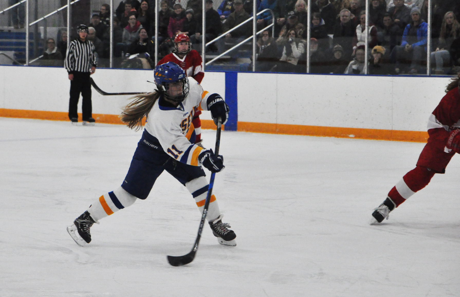 Pederson hat trick junior